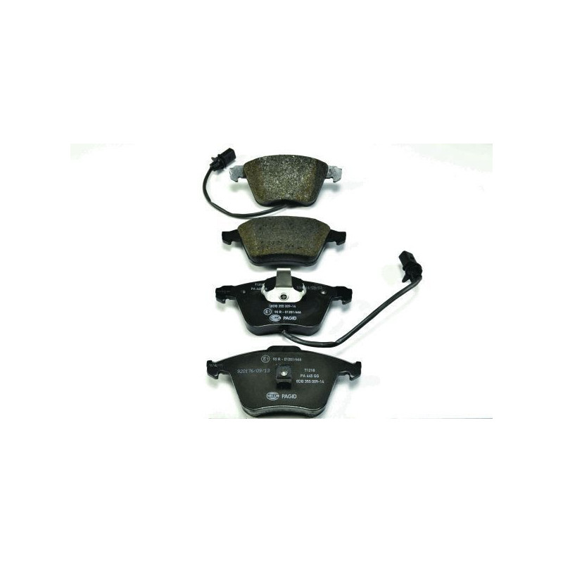 Pastiglie freno asse anteriore - HELLA BRAKE