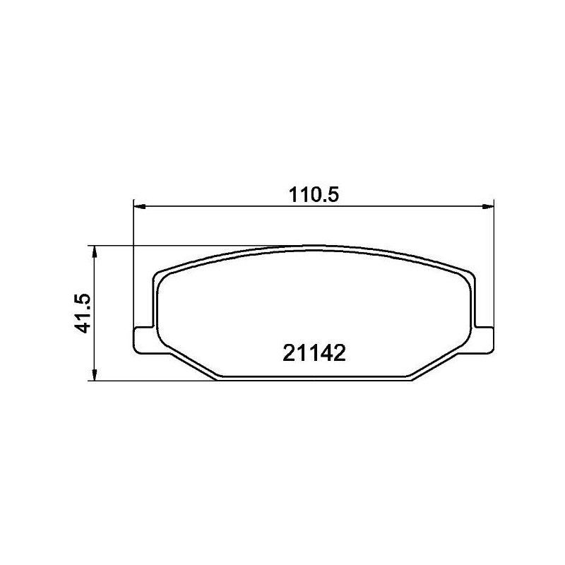 Pastiglie freno asse anteriore - HELLA BRAKE