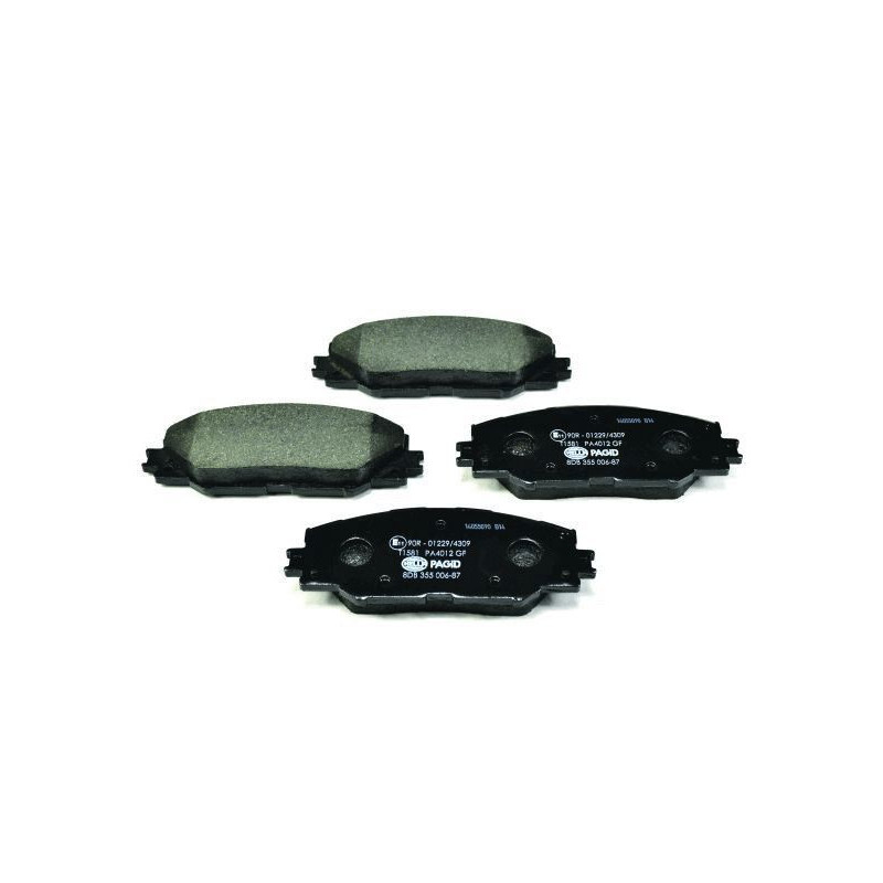 Pastiglie freno asse anteriore - HELLA BRAKE