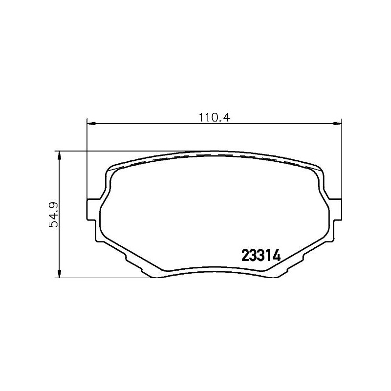 Pastiglie freno asse anteriore - HELLA BRAKE