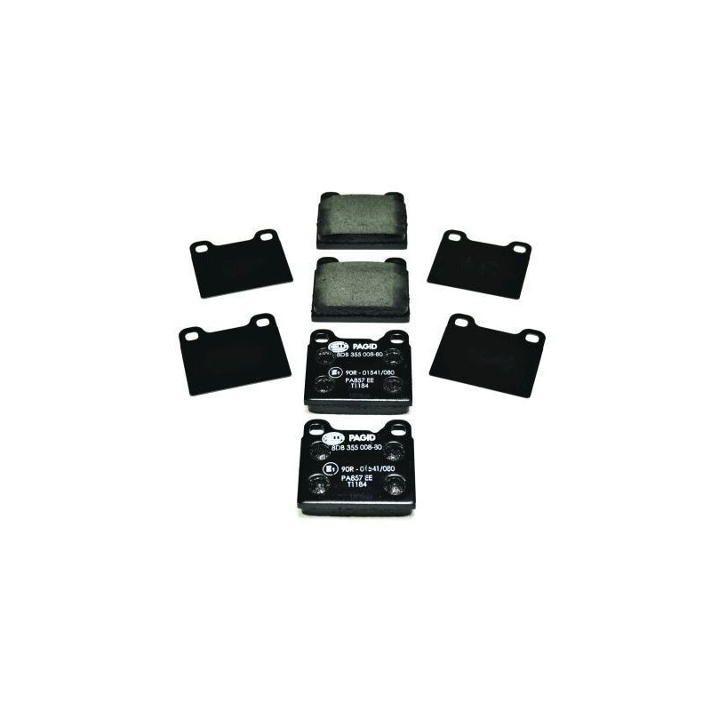 Pastiglie freno asse posteriore - HELLA BRAKE