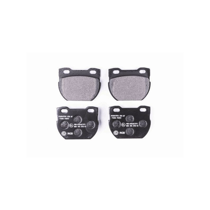 Pastiglie freno asse posteriore - HELLA BRAKE