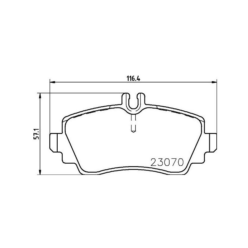 Pastiglie freno asse anteriore - HELLA BRAKE