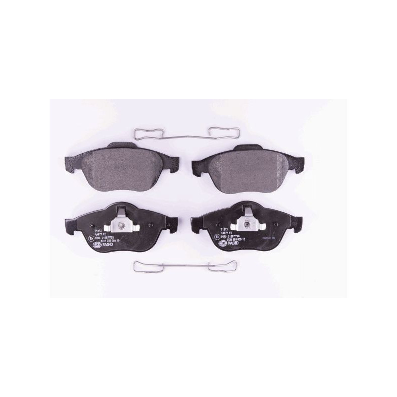 Pastiglie freno asse anteriore - HELLA BRAKE