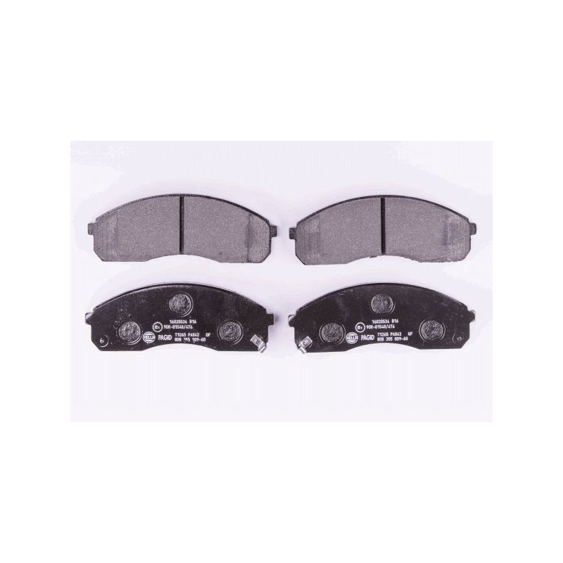 Pastiglie freno asse anteriore - HELLA BRAKE