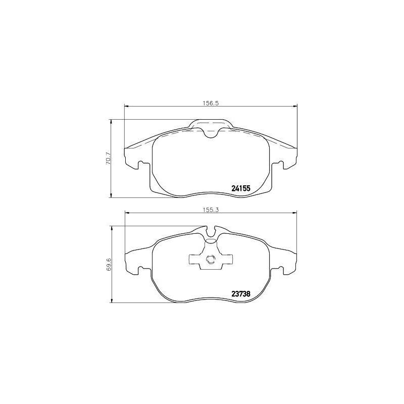 Pastiglie freno asse anteriore - HELLA BRAKE