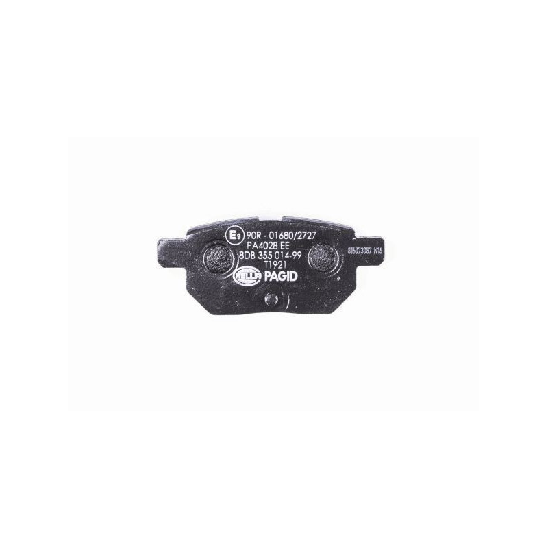 Pastiglie freno asse posteriore - HELLA BRAKE