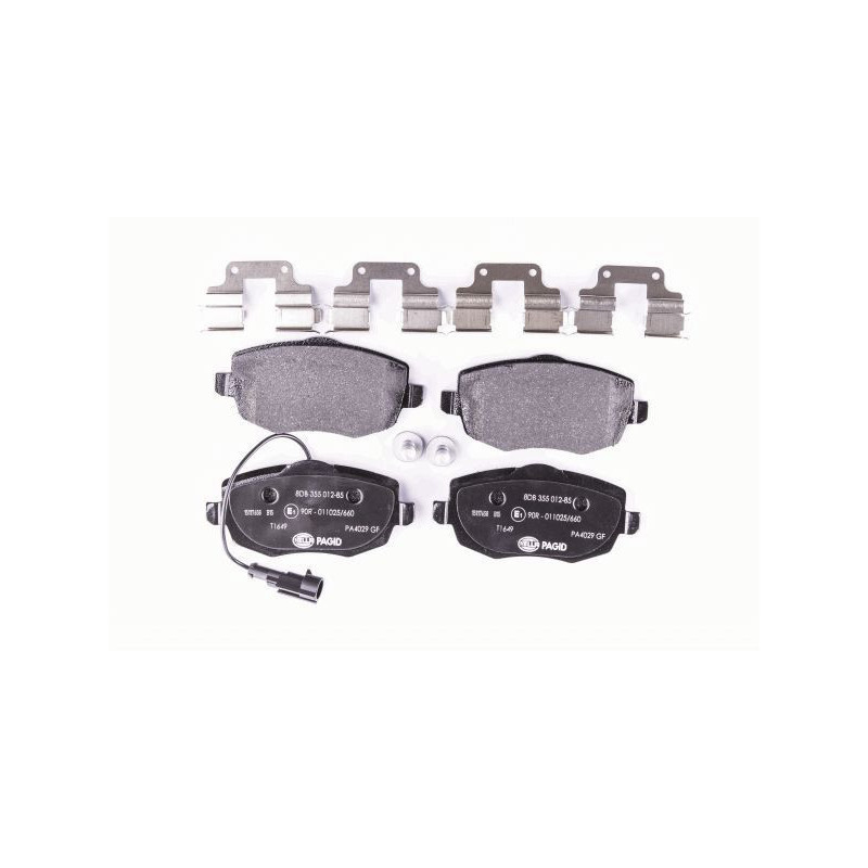 Pastiglie freno asse anteriore - HELLA BRAKE