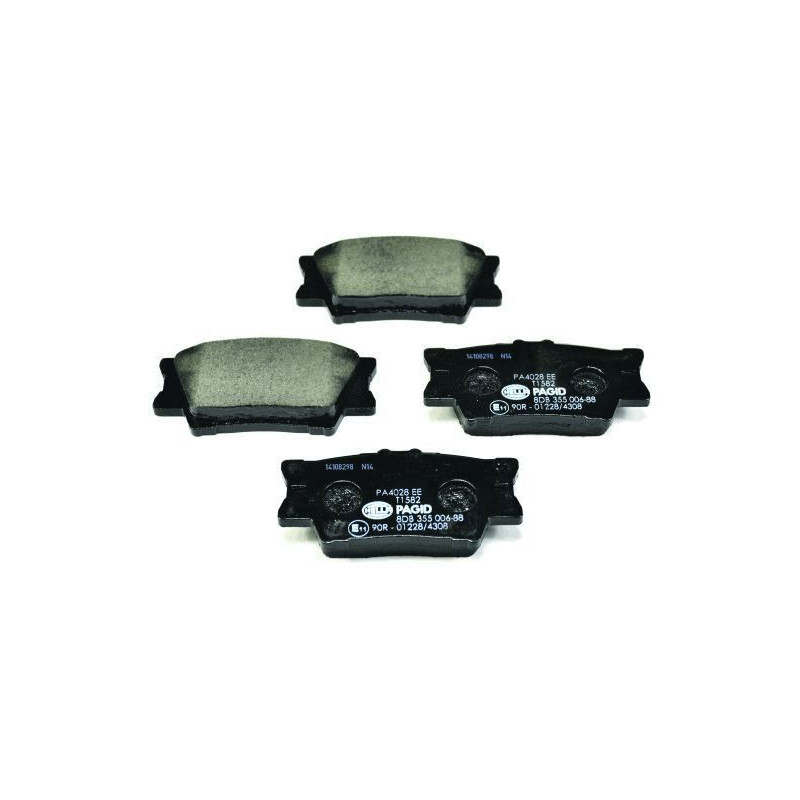 Pastiglie freno asse posteriore - HELLA BRAKE