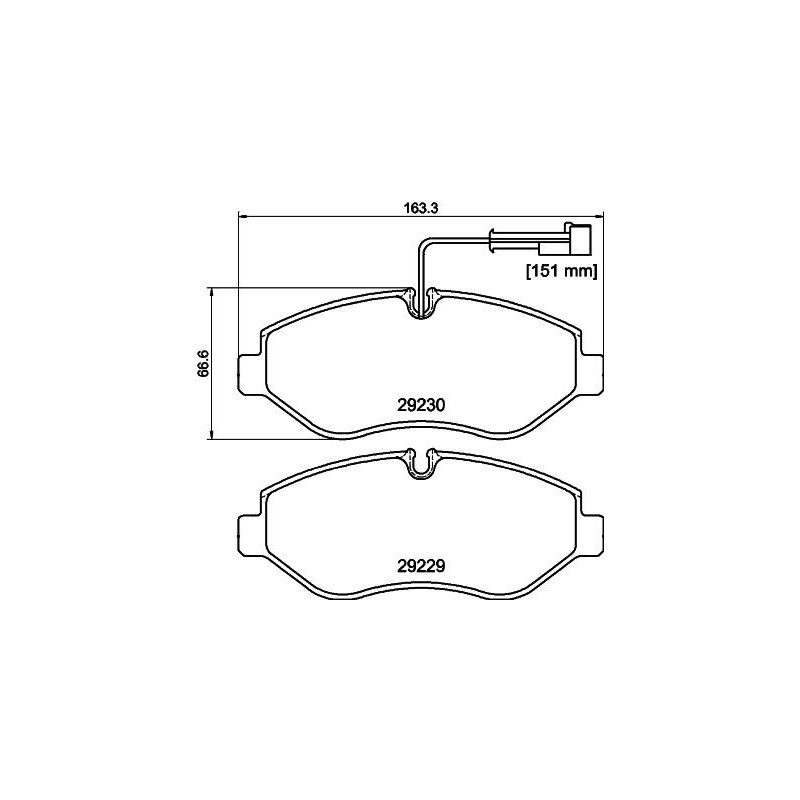 Pastiglie freno asse anteriore - HELLA BRAKE