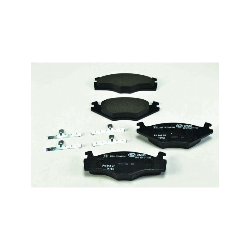 Pastiglie freno asse anteriore - HELLA BRAKE