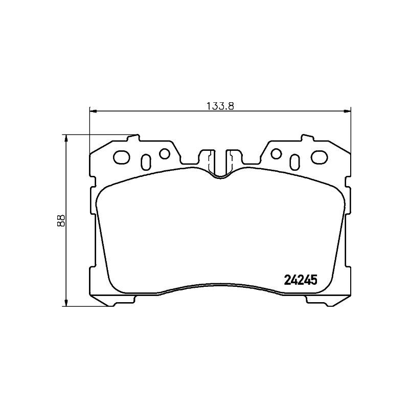 Pastiglie freno asse anteriore - HELLA BRAKE