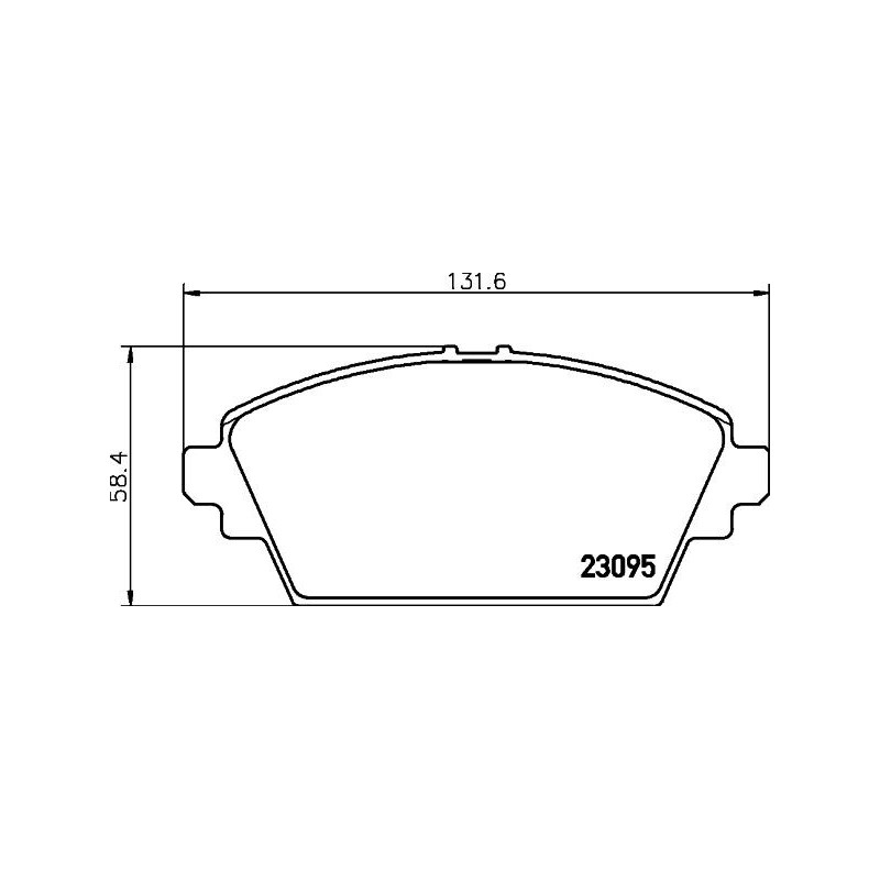 Pastiglie freno asse anteriore - HELLA BRAKE