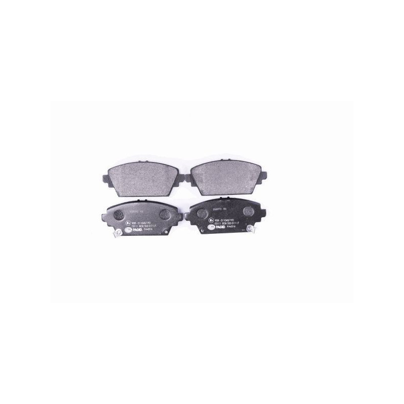 Pastiglie freno asse anteriore - HELLA BRAKE