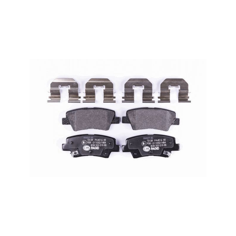 Pastiglie freno asse posteriore - HELLA BRAKE