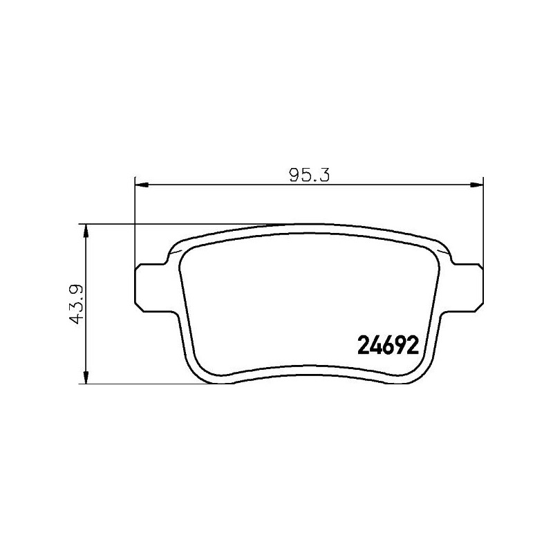Pastiglie freno asse posteriore - HELLA BRAKE