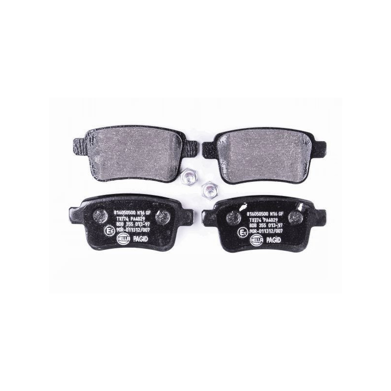 Pastiglie freno asse posteriore - HELLA BRAKE