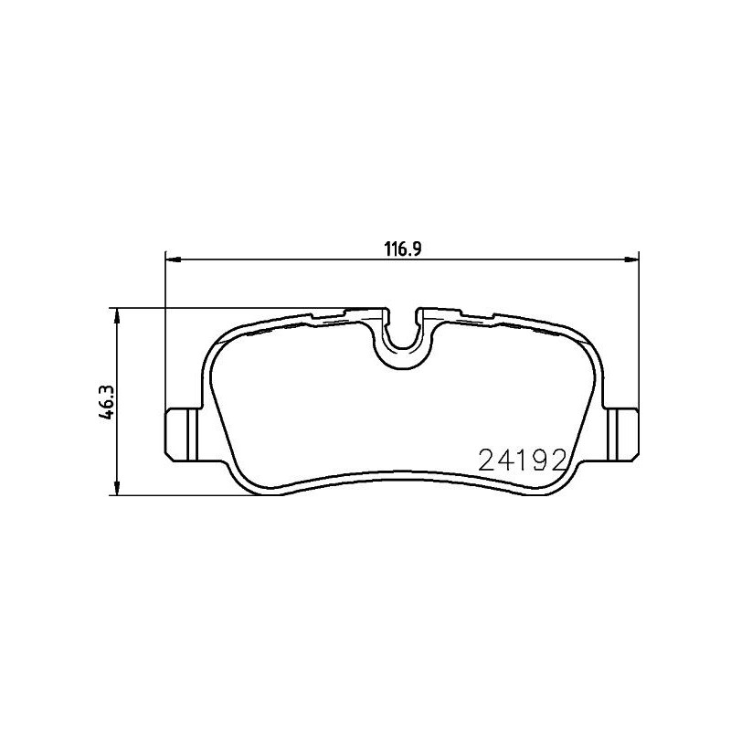 Pastiglie freno asse posteriore - HELLA BRAKE