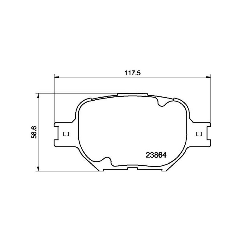 Pastiglie freno asse anteriore - HELLA BRAKE