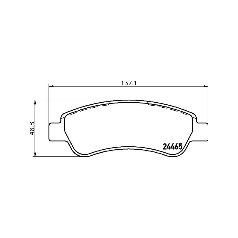 Pastiglie freno asse posteriore - HELLA BRAKE