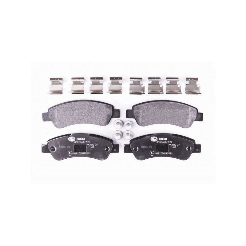 Pastiglie freno asse posteriore - HELLA BRAKE