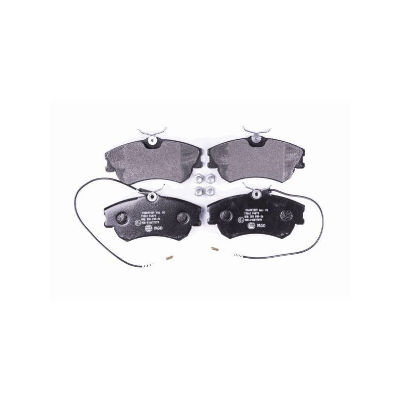 Pastiglie freno asse anteriore - HELLA BRAKE