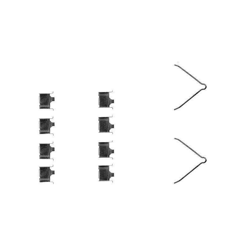 Pastiglie freno asse posteriore - HELLA BRAKE