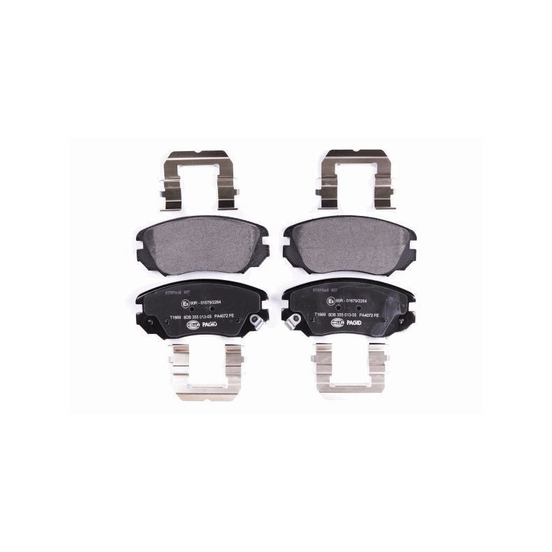 Pastiglie freno asse anteriore - HELLA BRAKE