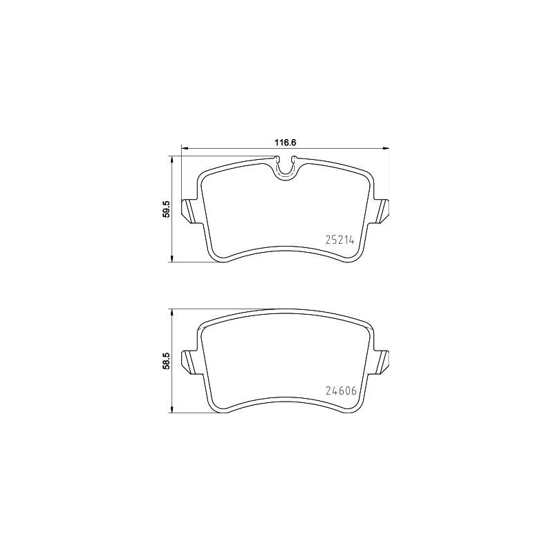 Pastiglie freno asse posteriore - HELLA BRAKE
