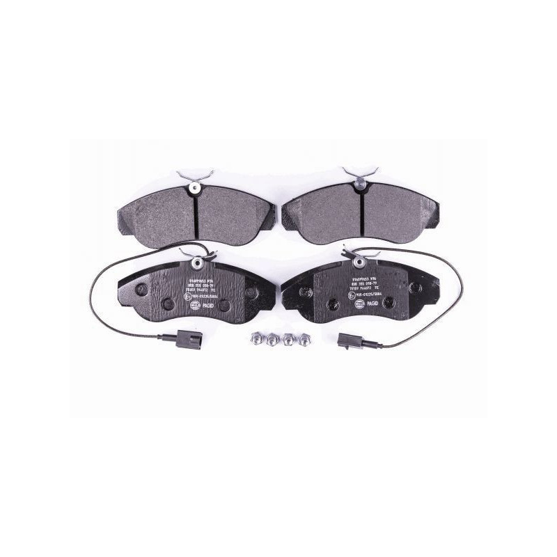 Pastiglie freno asse anteriore - HELLA BRAKE