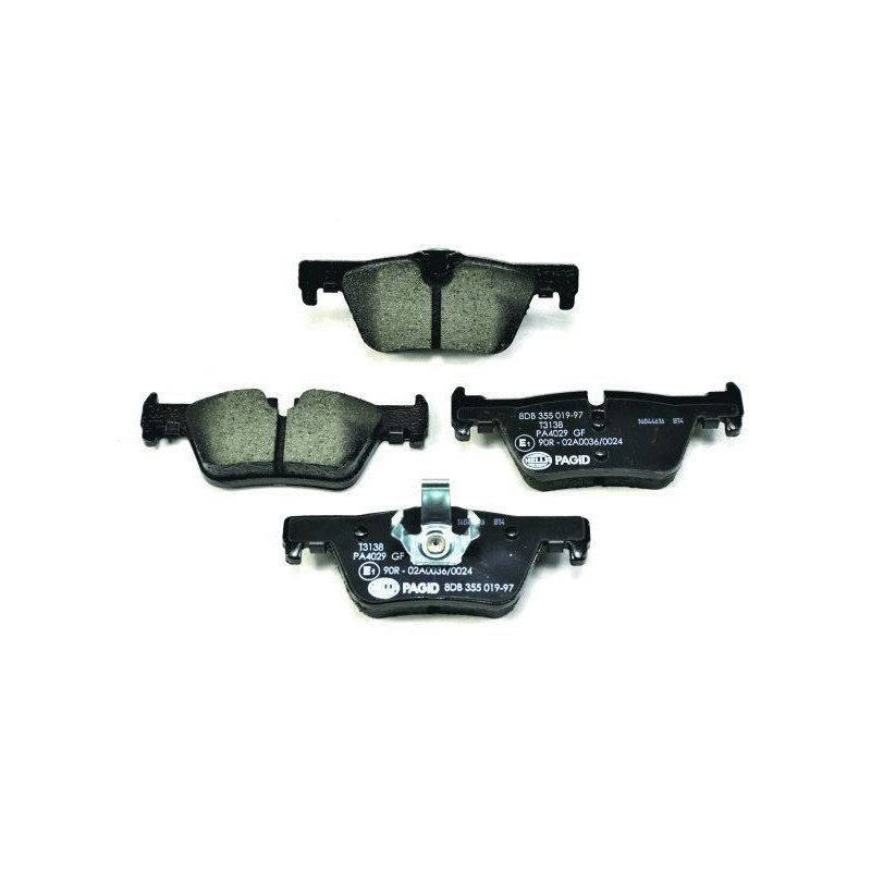 Pastiglie freno asse posteriore - HELLA BRAKE