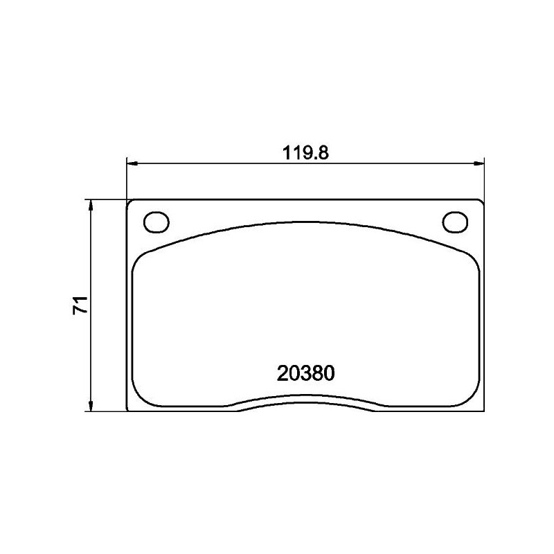 Pastiglie freno asse posteriore - HELLA BRAKE