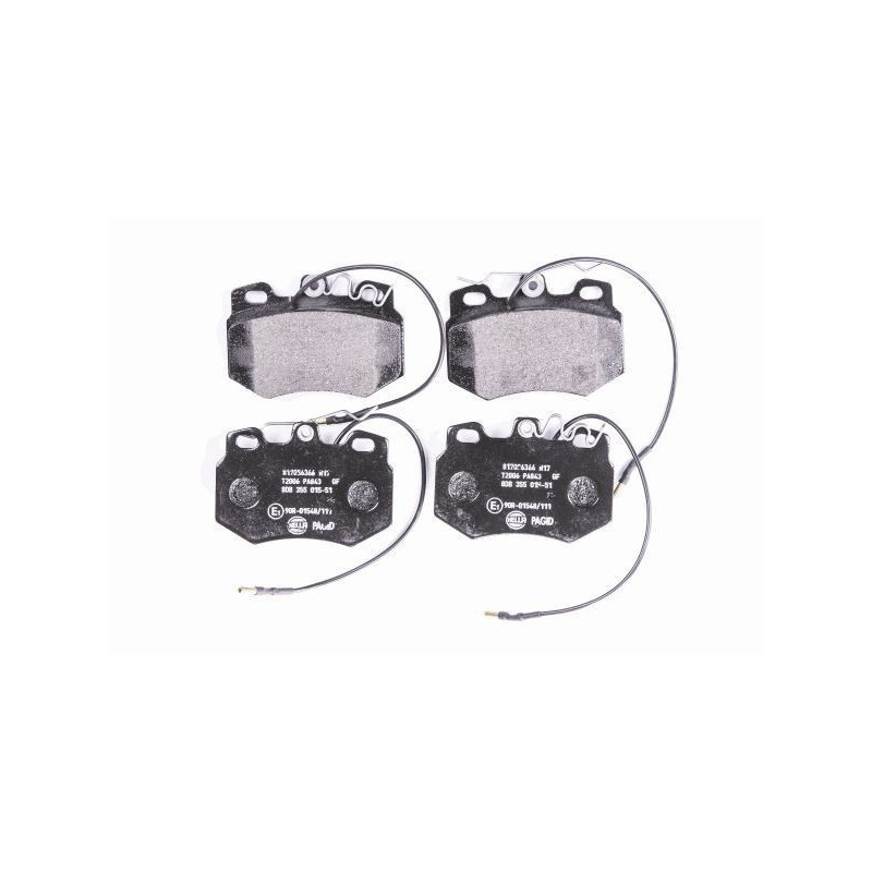 Pastiglie freno asse anteriore - HELLA BRAKE