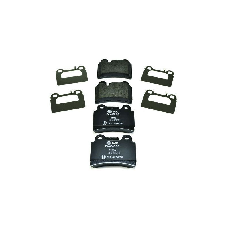 Pastiglie freno asse posteriore - HELLA BRAKE