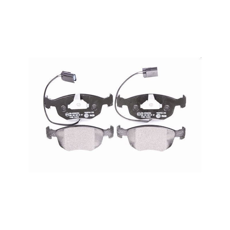 Pastiglie freno asse anteriore - HELLA BRAKE