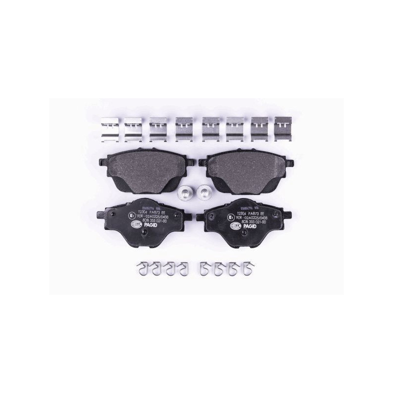 Pastiglie freno asse posteriore - HELLA BRAKE