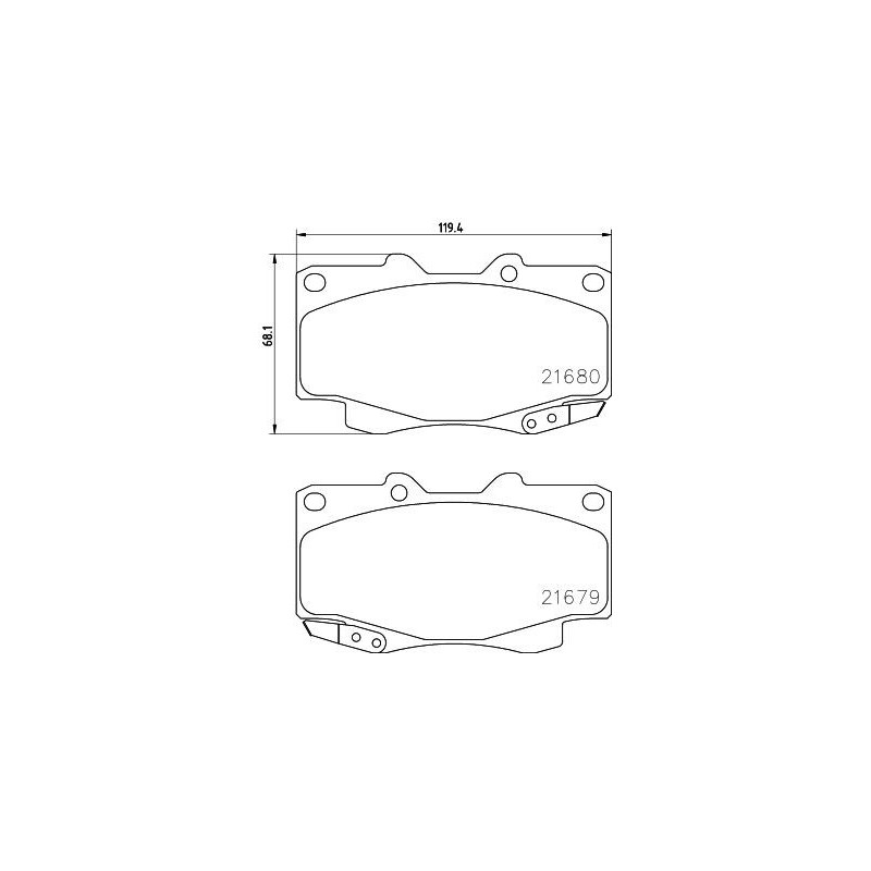 Pastiglie freno asse anteriore - HELLA BRAKE