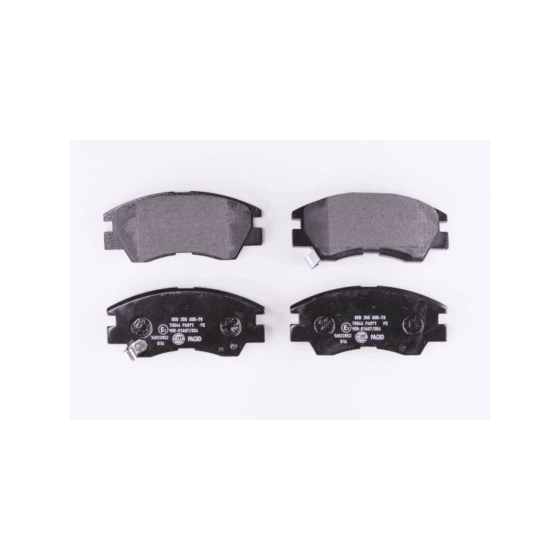 Pastiglie freno asse anteriore - HELLA BRAKE