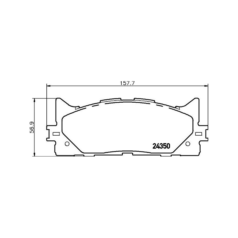 Pastiglie freno asse posteriore - HELLA BRAKE