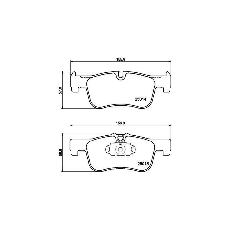 Pastiglie freno asse anteriore - HELLA BRAKE