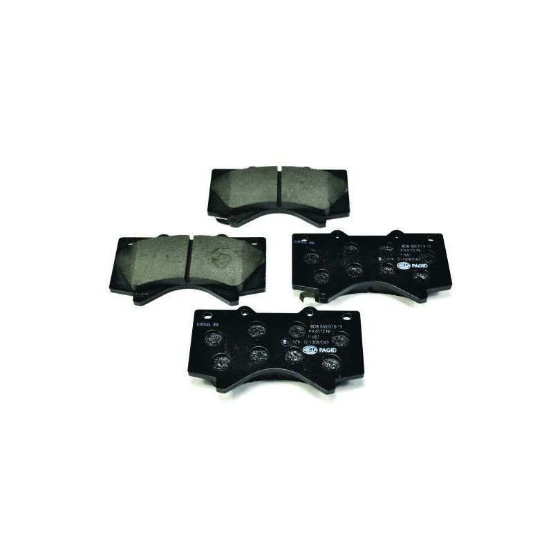 Pastiglie freno asse anteriore - HELLA BRAKE