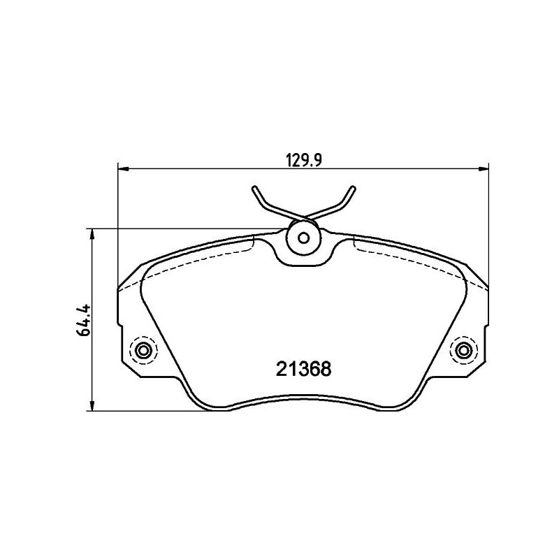 Pastiglie freno asse anteriore - HELLA BRAKE