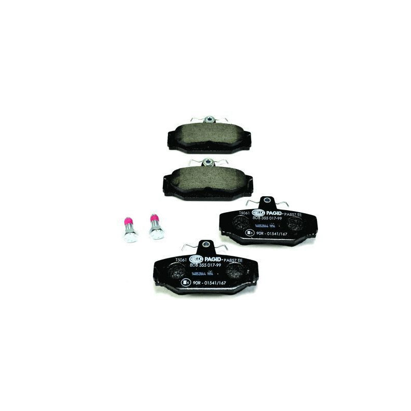 Pastiglie freno asse posteriore - HELLA BRAKE