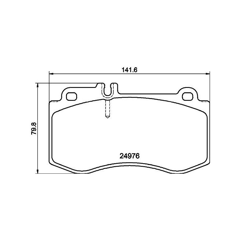 Pastiglie freno asse anteriore - HELLA BRAKE
