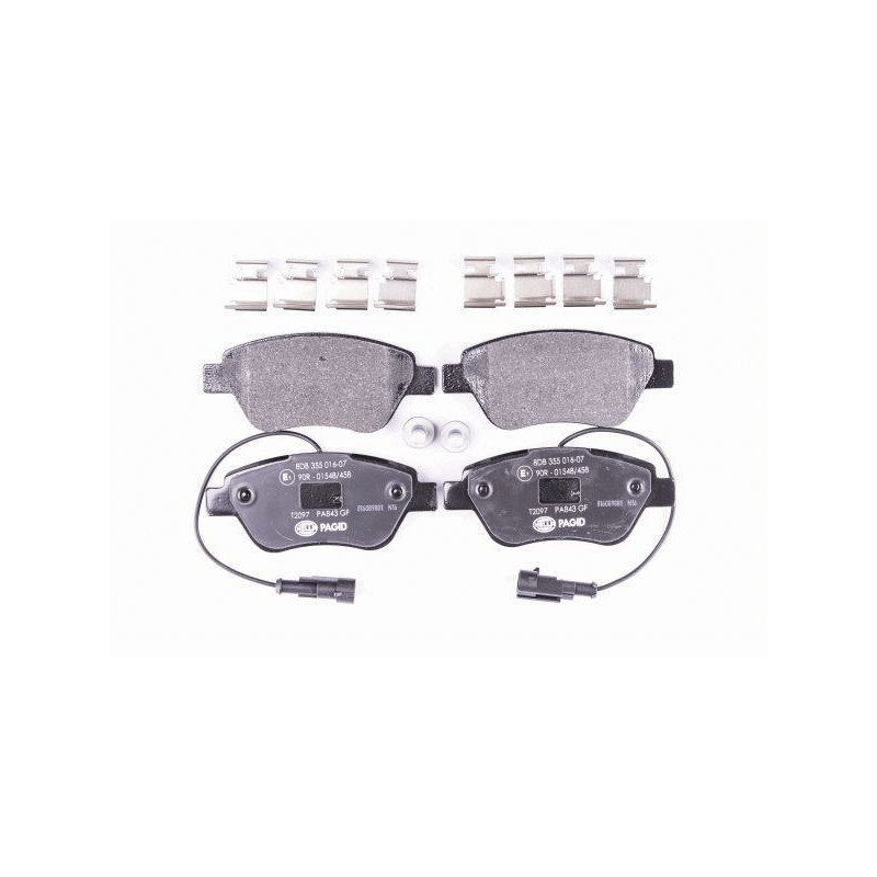 Pastiglie freno asse anteriore - HELLA BRAKE