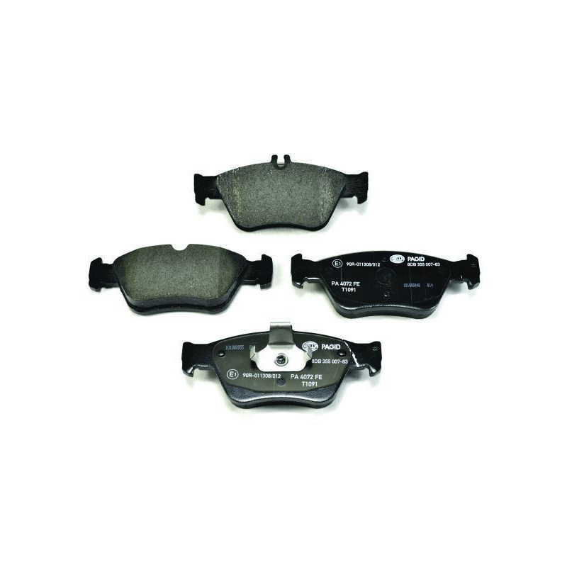 Pastiglie freno asse anteriore - HELLA BRAKE