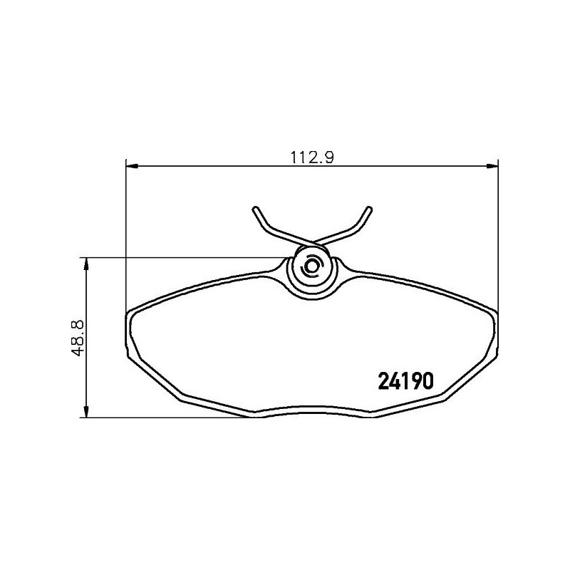 Pastiglie freno asse posteriore - HELLA BRAKE