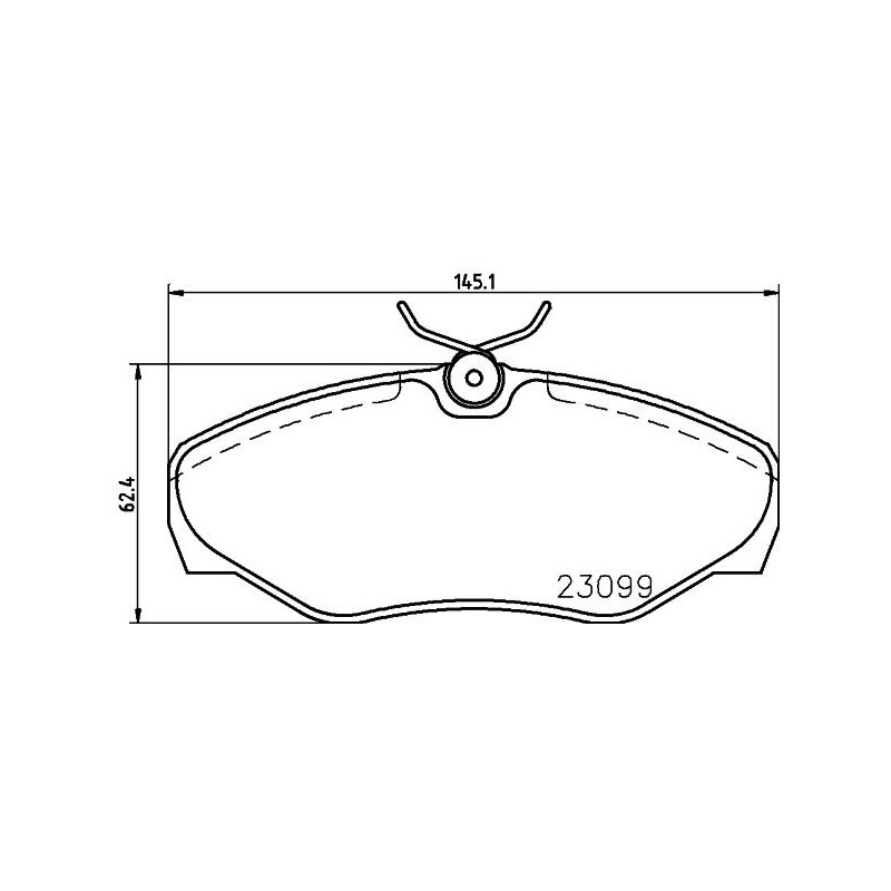 Pastiglie freno asse anteriore - HELLA BRAKE