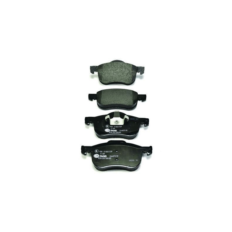 Pastiglie freno asse anteriore - HELLA BRAKE