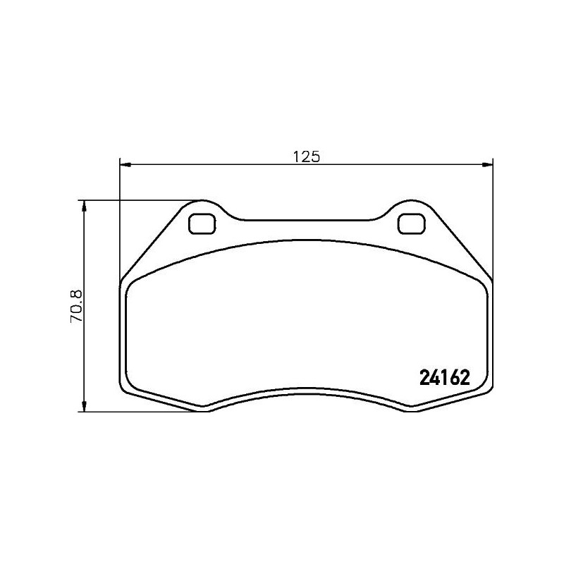 Pastiglie freno asse anteriore - HELLA BRAKE
